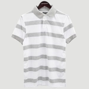 polo blanca estructura plana marca bcasual cl sico 144912 293710 1