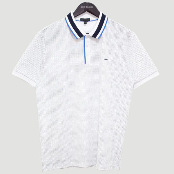 polo blanco diseno en el cuello marca carven cl sico 147515 237785 1