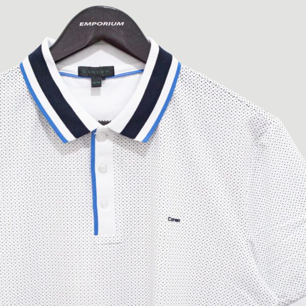 polo blanco diseno en el cuello marca carven cl sico 147515 237785 3