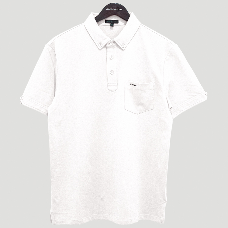 polo blanco estructura plana marca carven slim 147535 BLANCO 1