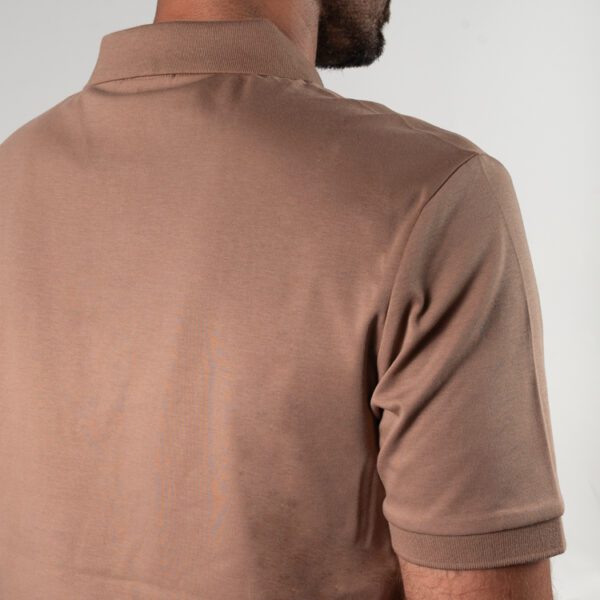 polo caf estructura cuello contrastado marca carven slim 150775 270510 4