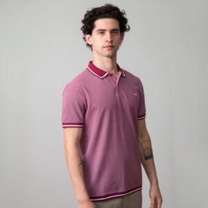 polo corinto estructura cuello contrastado marca carven slim 149895 249605 1