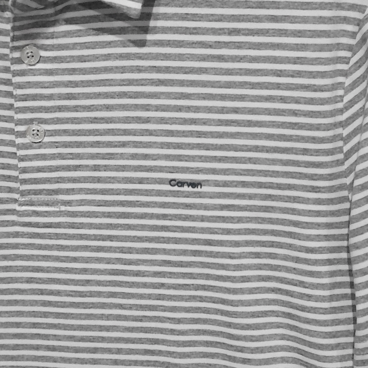 polo gris diseno de lineas marca carven cl sico 147507 GRIS 3