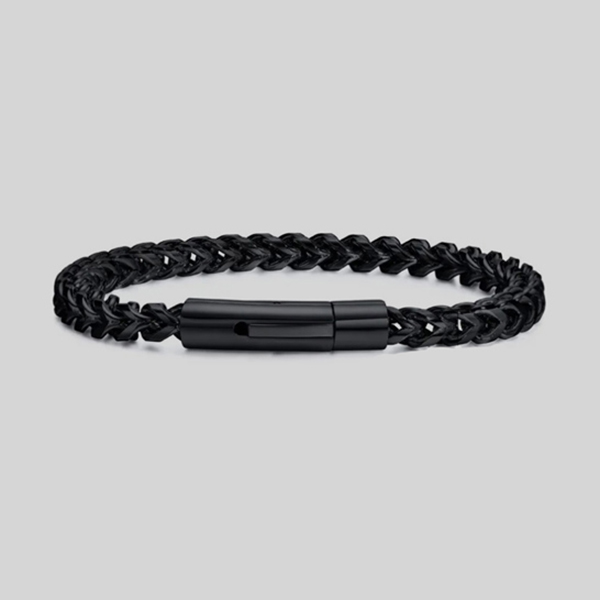 pulsera negra estilo black deluxe marca calak cl sico 142214 NEGRO 1