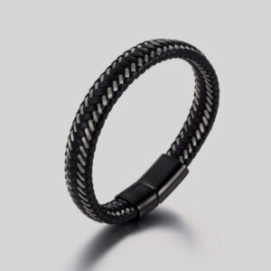 pulsera negra estilo monte carlo marca calak cl sico 142189 202088 1