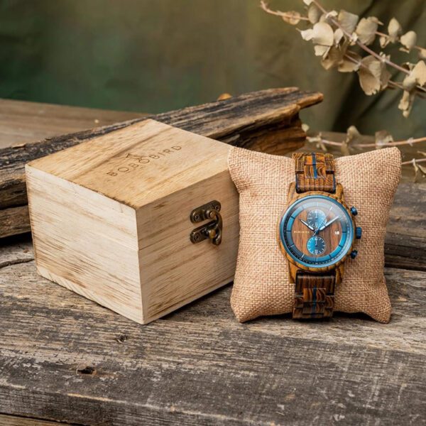 reloj azul estilo classic cronograph 1 marca watch more cl sico 154732 AZUL 1
