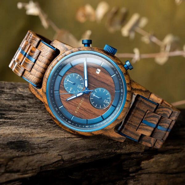 reloj azul estilo classic cronograph 1 marca watch more cl sico 154732 AZUL 3