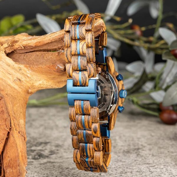 reloj azul estilo classic cronograph 1 marca watch more cl sico 154732 AZUL 4