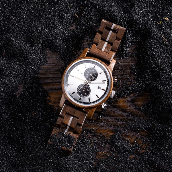 reloj plateado estilo classic cronograph marca watch more cl sico 149719 PLATEADO 4