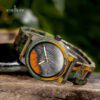 reloj verde estilo crazy wood marca watch more cl sico 154735 VERDE 3