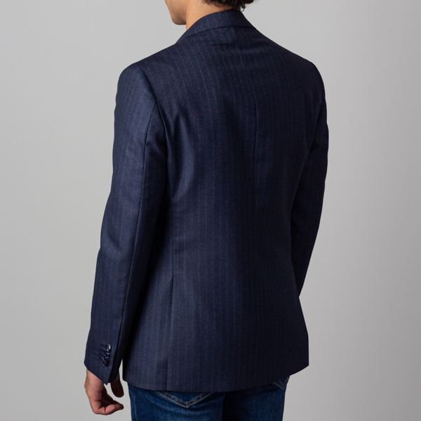 saco azul estructura l neas marca business casual slim 141516 AZUL 3