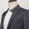 saco azul estructura labrada de puntos marca business casual slim 148819 AZUL 2
