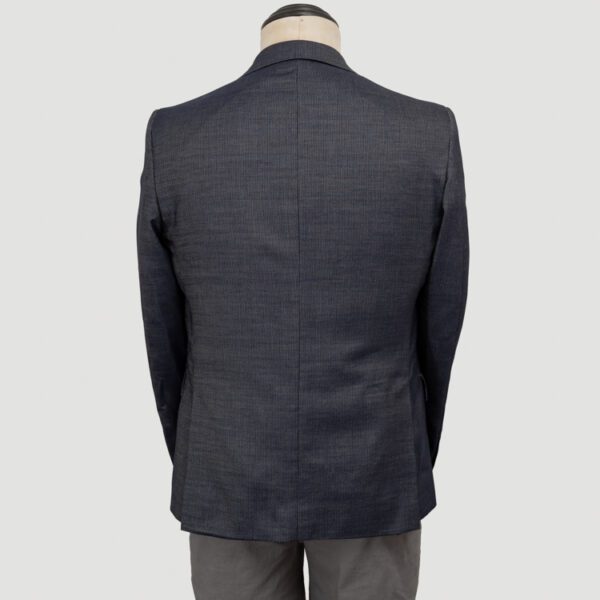 saco azul estructura labrada de puntos marca business casual slim 148819 AZUL 4