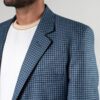 saco azul estructura labrada marca bcasual cl sico 150423 270516 2
