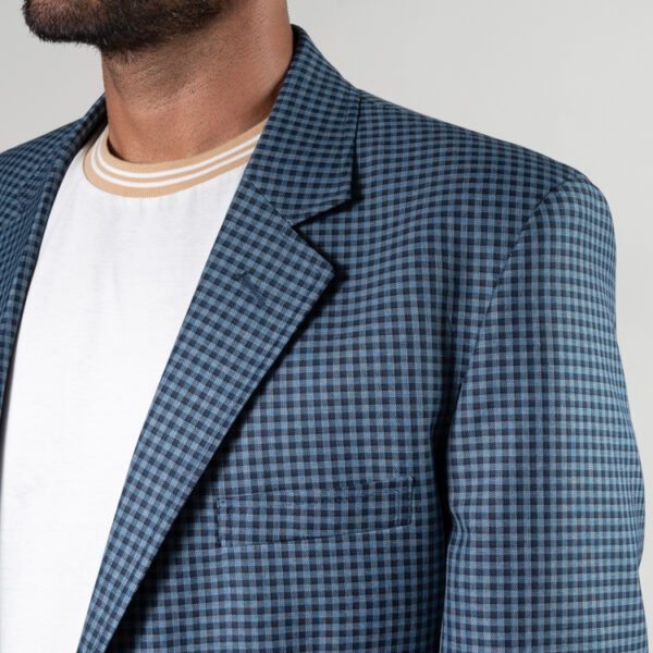 saco azul estructura labrada marca bcasual cl sico 150423 AZUL 2