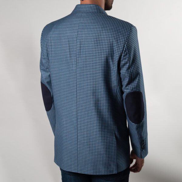 saco azul estructura labrada marca bcasual cl sico 150423 AZUL 3