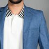 saco azul estructura labrada marca bcasual cl sico 155277 AZUL 2