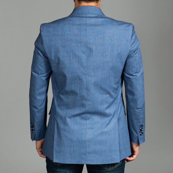 saco azul estructura labrada marca bcasual cl sico 155277 AZUL 3