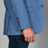 saco azul estructura labrada marca bcasual cl sico 155277 AZUL 4