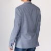 saco azul estructura labrada marca business casual slim 144117 AZUL 3