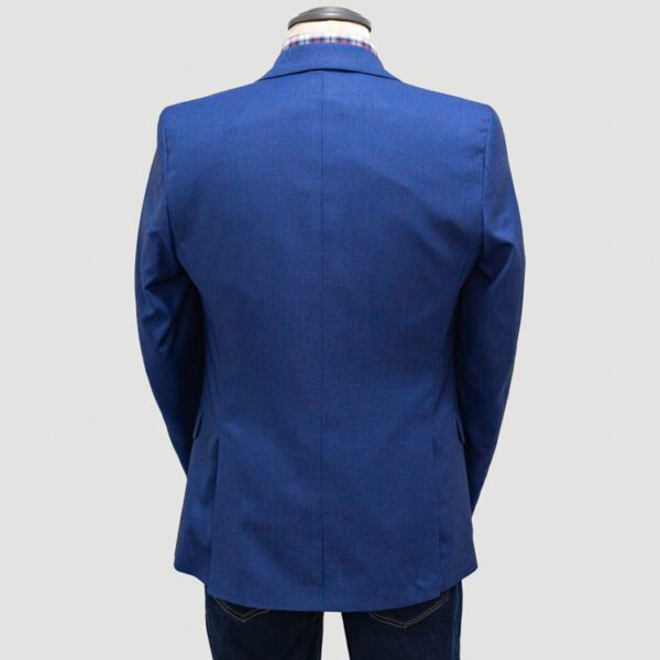 saco azul estructura labrada marca smart slim 138888 AZUL 2
