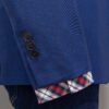saco azul estructura labrada marca smart slim 138888 AZUL 4