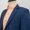saco azul estructura labrada marca smart slim 148964 AZUL 2