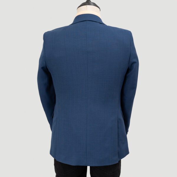 saco azul estructura labrada marca smart slim 148964 AZUL 3