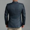saco azul estructura labrada marca smart slim 156377 AZUL 3