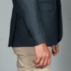 saco azul estructura labrada marca smart slim 156377 AZUL 4
