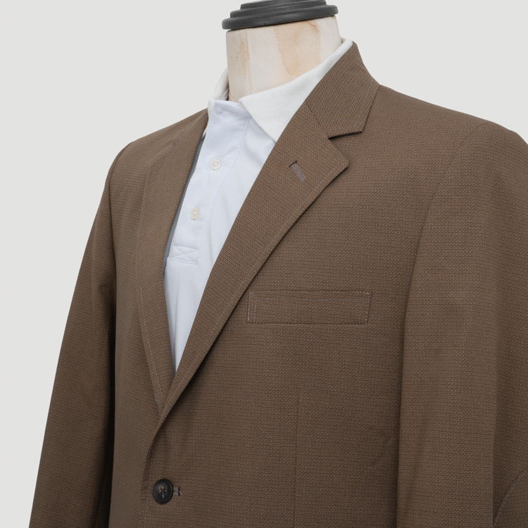 saco beige estructura labrada marca bcasual cl sico 155284 BEIGE 2