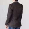 saco caf estructura microcuadros marca smart slim 144666 CAFE 3