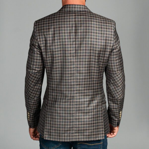 saco caf estructura plana marca bcasual slim 155662 CAFE 3