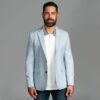 saco celeste estructura labrada marca smart slim 156372 CELESTE 1