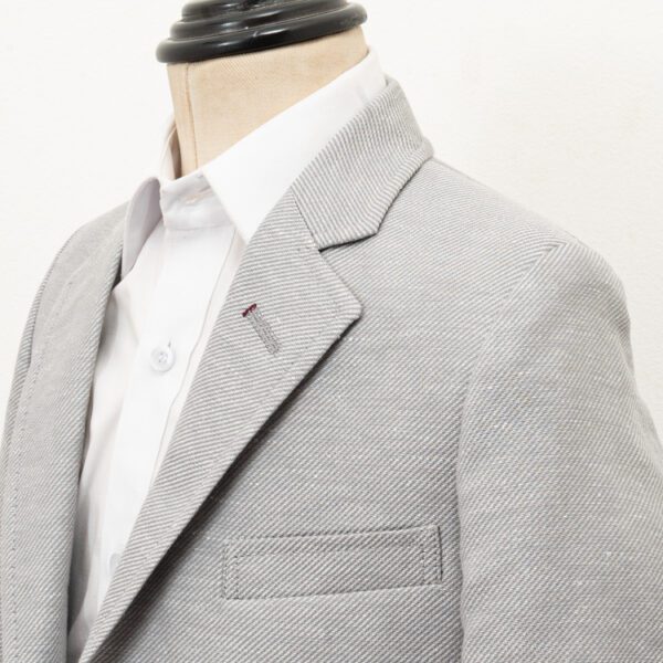 saco de nino gris estructura labrada marca bcasual cl sico 150717 GRIS 2