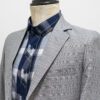 saco gris estructura cuadros marca smart cl sico 129671 GRIS 2