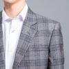 saco gris estructura labrada marca bcasual cl sico 153078 GRIS 2