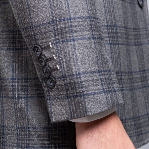 saco gris estructura labrada marca bcasual cl sico 153078 GRIS 4