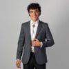 saco gris estructura labrada marca bcasual slim 142545 GRIS 1