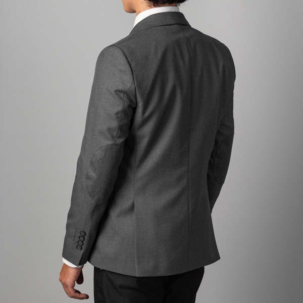 saco gris estructura labrada marca bcasual slim 142545 GRIS 4