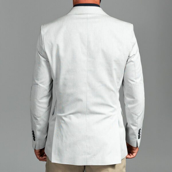 saco gris estructura labrada marca bcasual slim 155652 GRIS 3