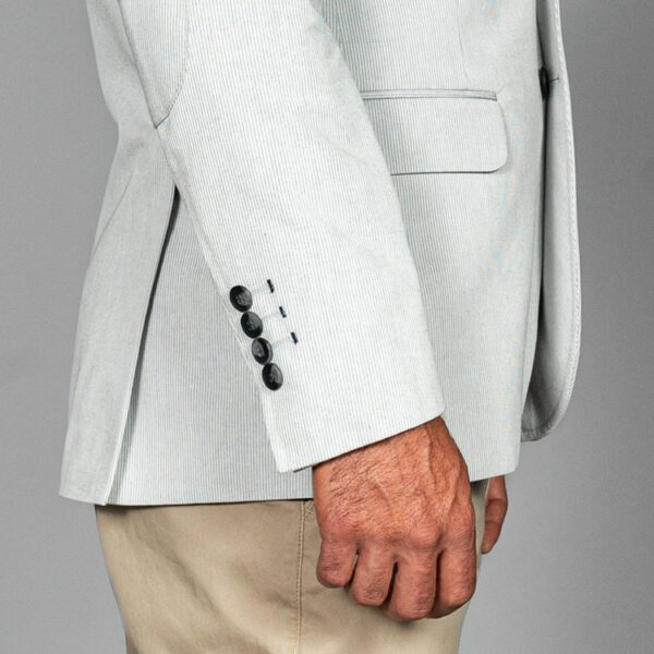 saco gris estructura labrada marca bcasual slim 155652 GRIS 4
