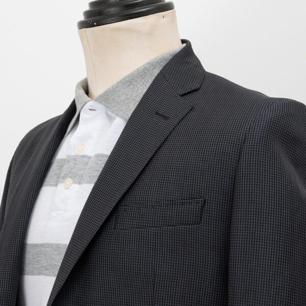 saco gris estructura labrada marca business casual slim 148826 GRIS 2