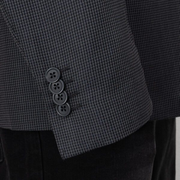 saco gris estructura labrada marca business casual slim 148826 GRIS 4