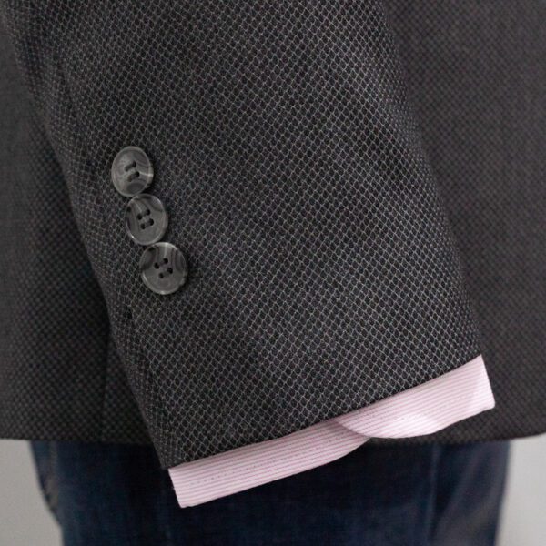 saco gris estructura labrada marca smart slim 142738 GRIS 4