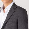 saco gris estructura labrada marca smart slim 144656 GRIS 2
