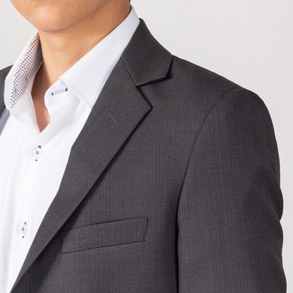 saco gris estructura labrada marca smart slim 144656 GRIS 2