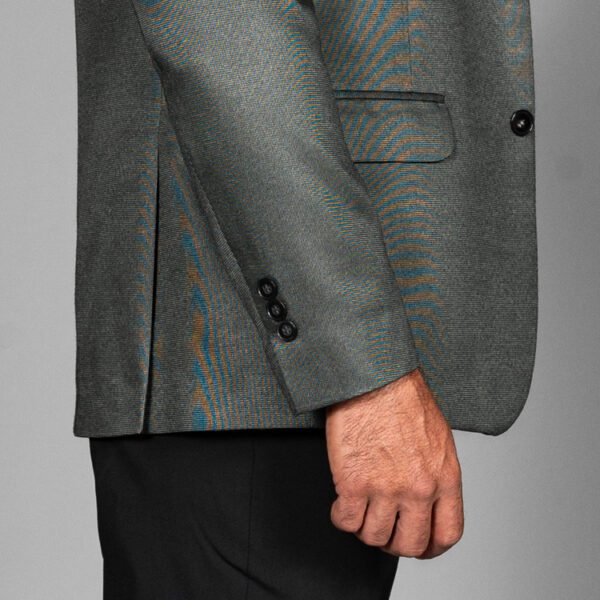 saco gris estructura labrada marca smart slim 156382 GRIS 4
