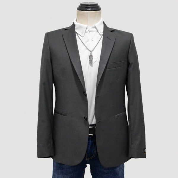 saco gris estructura plana marca smart slim 144642 GRIS 1