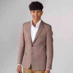 saco khaki estructura labrada cuadros marca smart slim 144651 216821 1